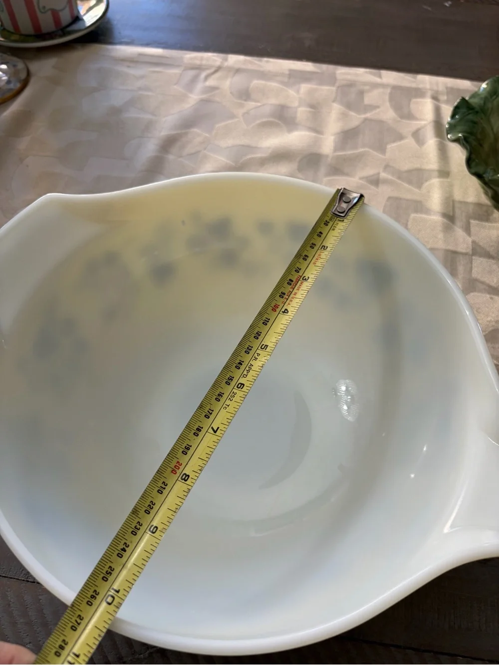Vintage Pyrex Cinderella mixing  bowl Gooseberry pattern